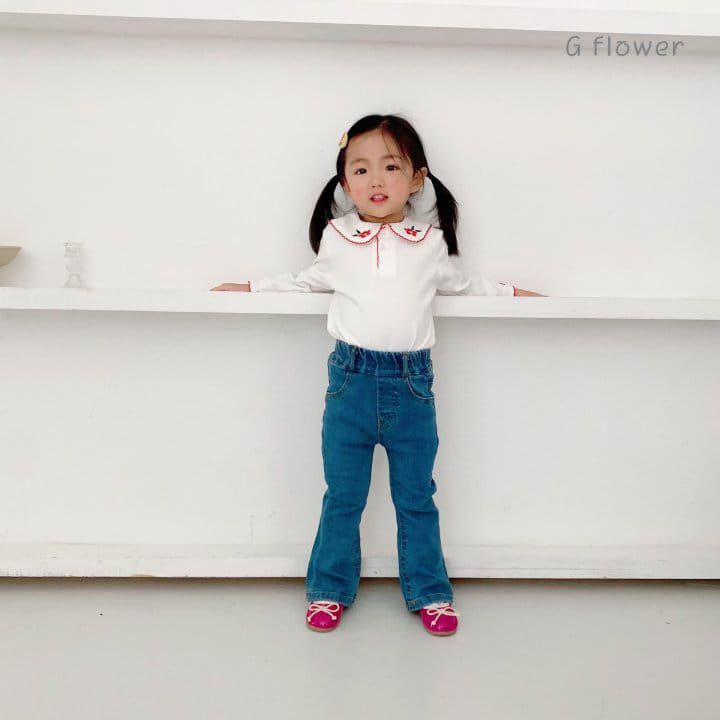 G Flower - Korean Children Fashion - #Kfashion4kids - Embrodiery Tee - 3