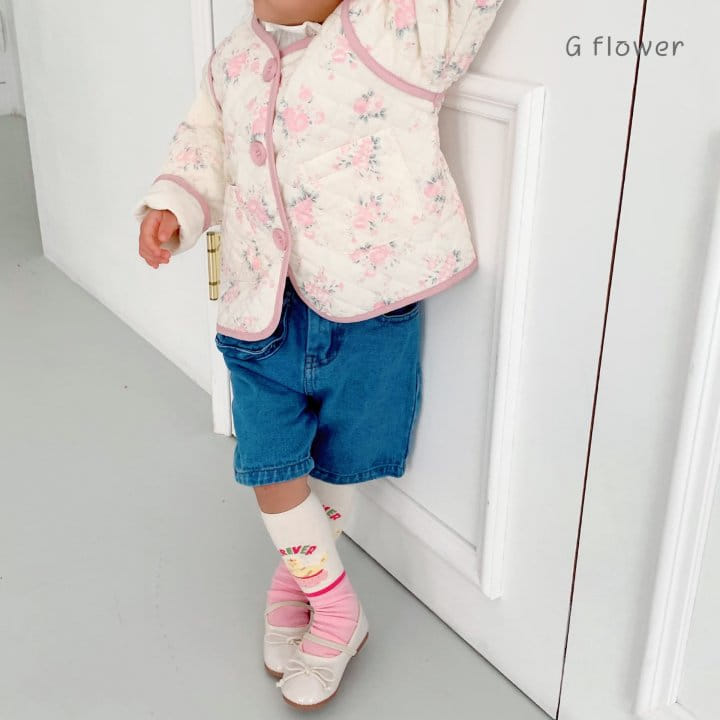 G Flower - Korean Children Fashion - #childofig - Flower Quilting Jacket - 12