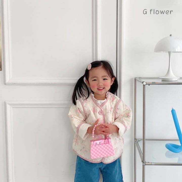 G Flower - Korean Children Fashion - #discoveringself - Flower Quilting Jacket - 2