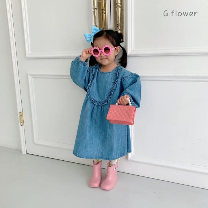 G Flower - Korean Children Fashion - #discoveringself - Denim One-piece