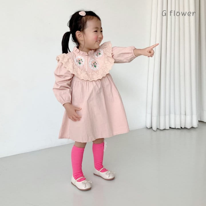 G Flower - Korean Children Fashion - #kidsshorts - Flwoer One-piece - 2