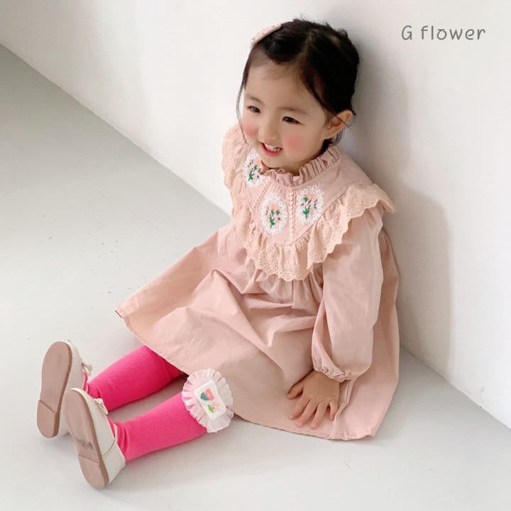 G Flower - Korean Children Fashion - #kidsstore - Flwoer One-piece - 4