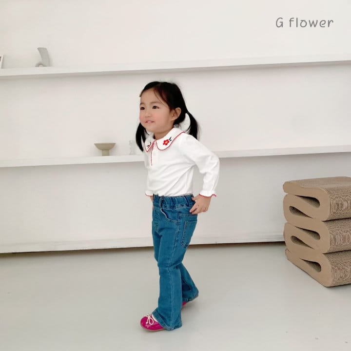 G Flower - Korean Children Fashion - #magicofchildhood - Embrodiery Tee - 5