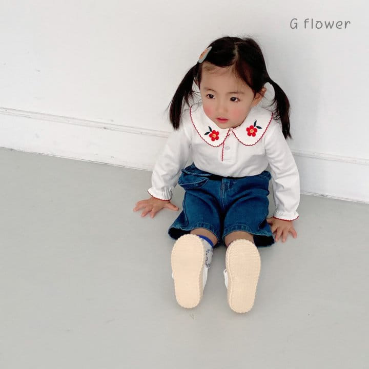 G Flower - Korean Children Fashion - #prettylittlegirls - Embrodiery Tee - 7