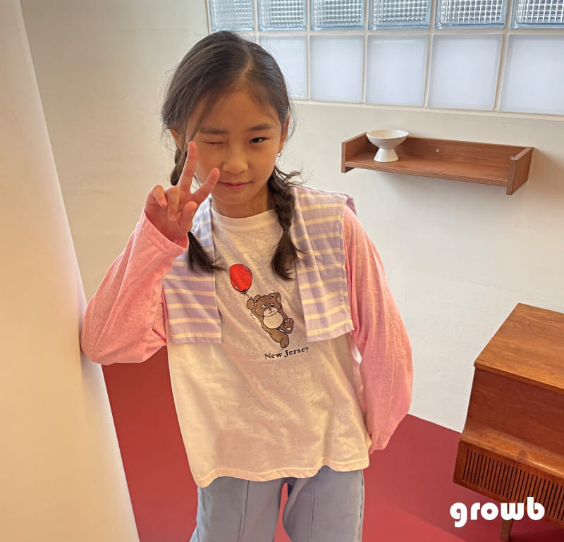 Grow B - Korean Children Fashion - #designkidswear - New Judge Tee - 7