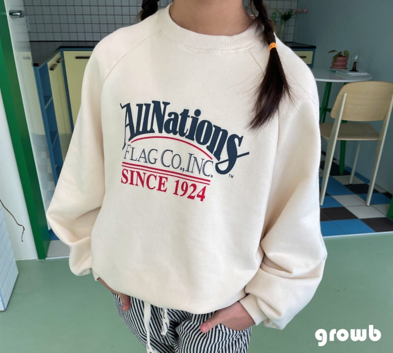 Grow B - Korean Children Fashion - #designkidswear - Brand Sweatshirt - 10