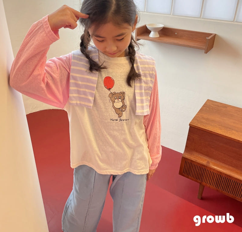 Grow B - Korean Children Fashion - #discoveringself - New Judge Tee - 8