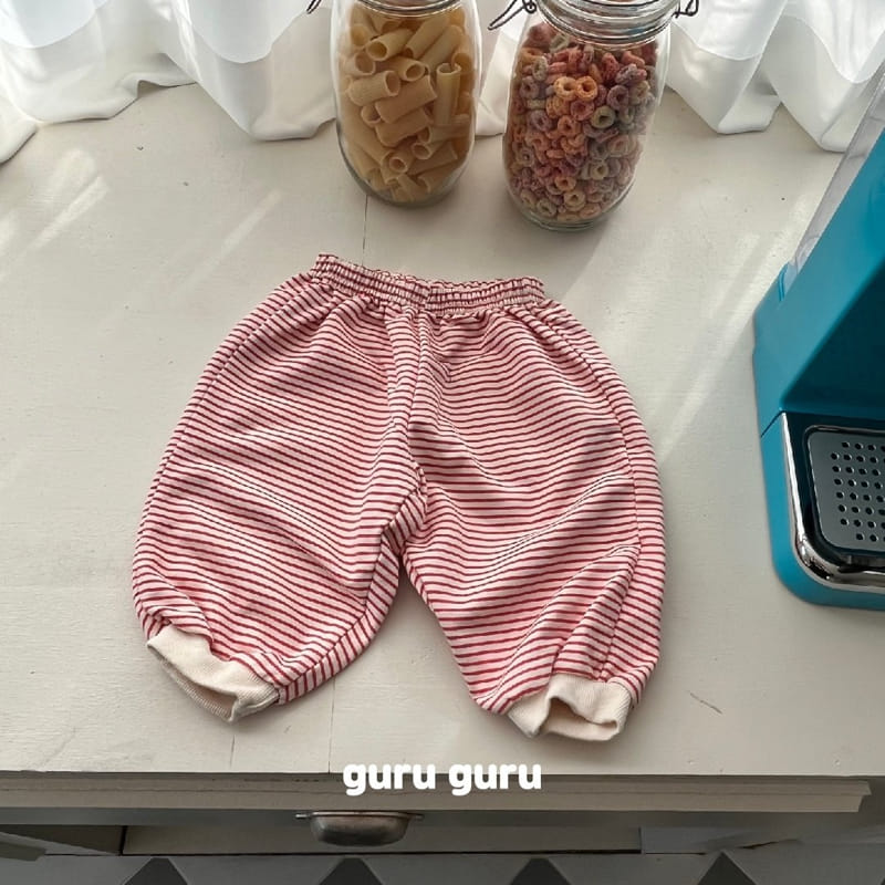 Guru Guru - Korean Baby Fashion - #babyboutiqueclothing - Stripes Comfortable Pants - 3