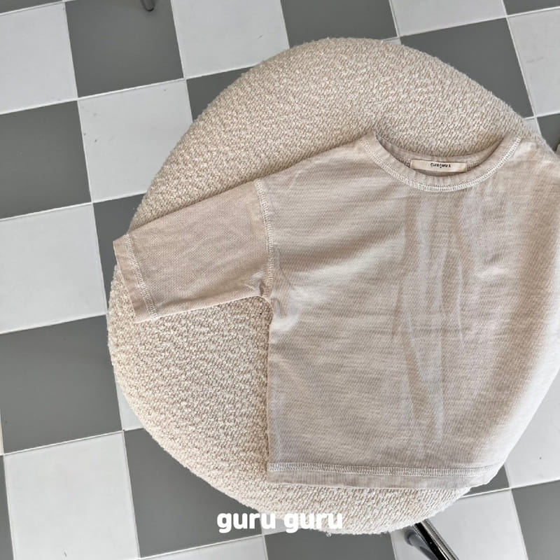 Guru Guru - Korean Baby Fashion - #babyfashion - Creamy Tee - 4