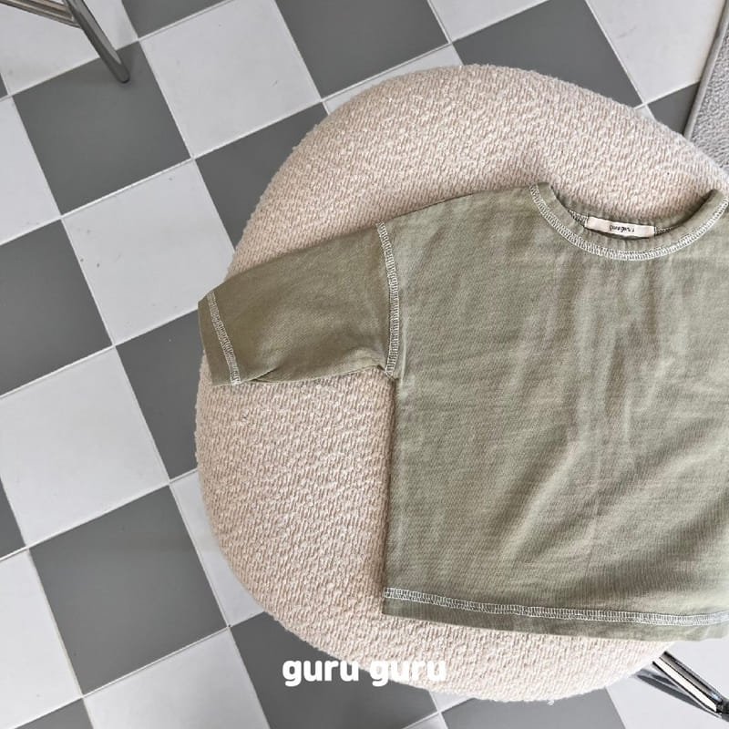 Guru Guru - Korean Baby Fashion - #babygirlfashion - Creamy Tee - 5