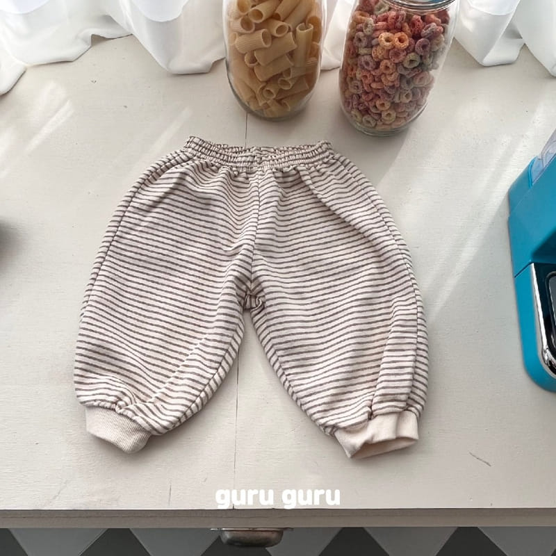 Guru Guru - Korean Baby Fashion - #smilingbaby - Stripes Comfortable Pants