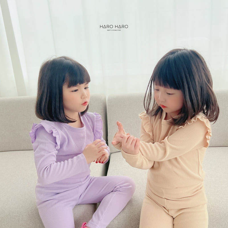 Haro Haro - Korean Children Fashion - #magicofchildhood - Marcaroon Frill Easywear - 10