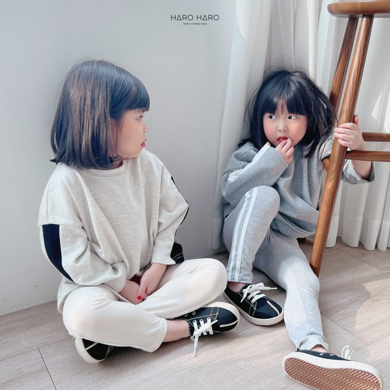 Haro Haro - Korean Children Fashion - #minifashionista - Line Leggings - 5