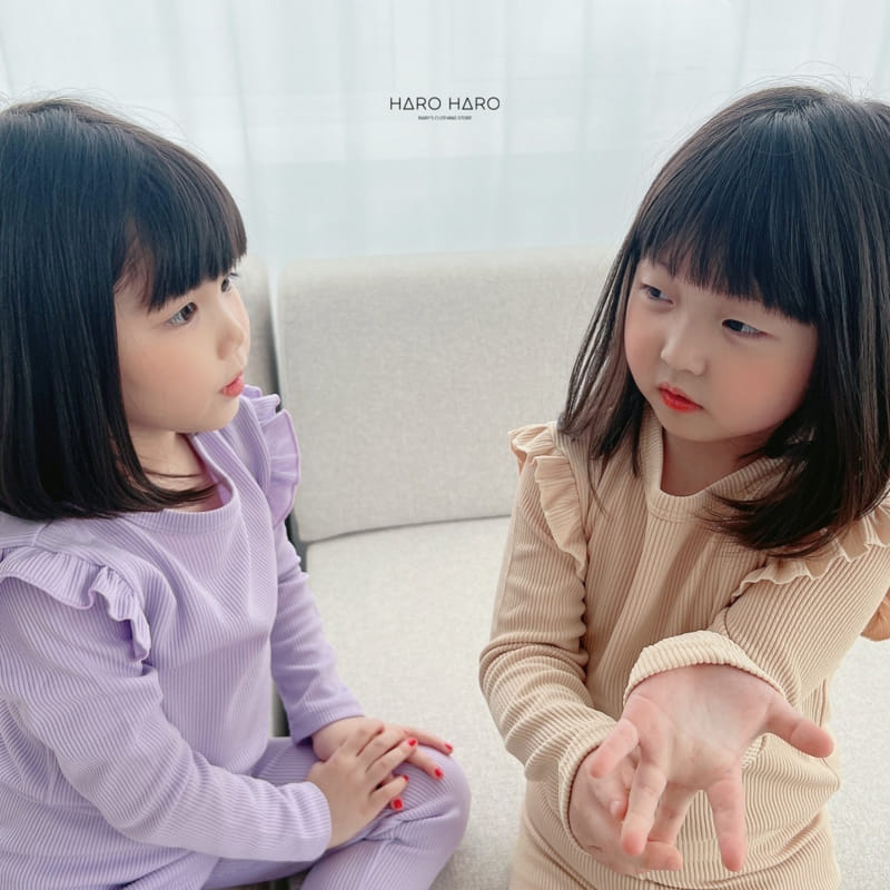 Haro Haro - Korean Children Fashion - #minifashionista - Marcaroon Frill Easywear - 11