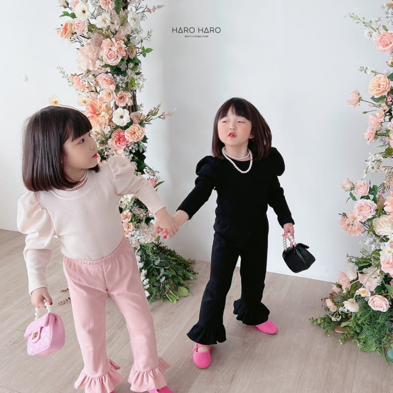 Haro Haro - Korean Children Fashion - #toddlerclothing - Ruffle Pants - 6