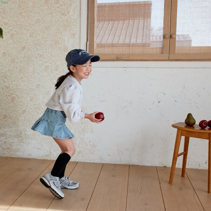 Honeybee - Korean Children Fashion - #Kfashion4kids - Denim Wrinkle Skirt - 9