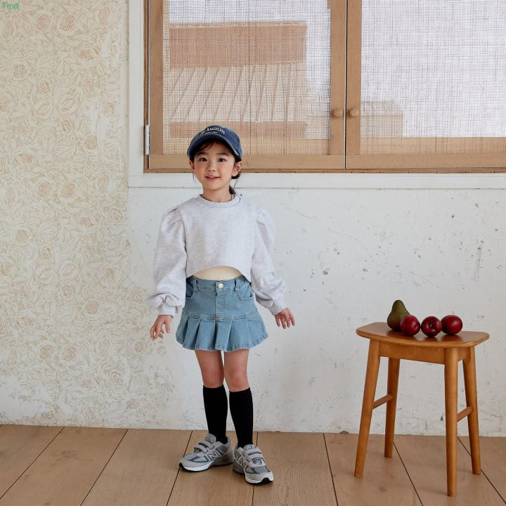 Honeybee - Korean Children Fashion - #kidsshorts - Denim Wrinkle Skirt - 6