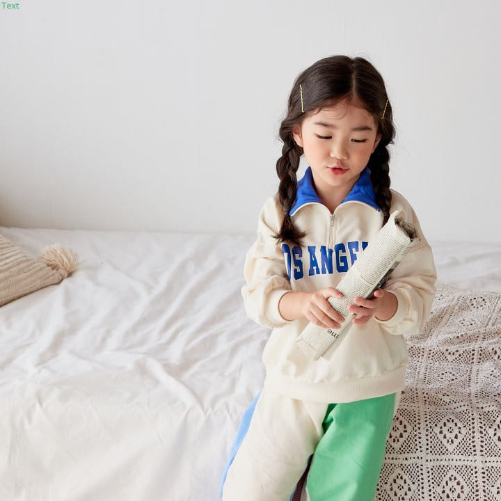 Honeybee - Korean Children Fashion - #kidsshorts - Color Zip-up Tee - 5