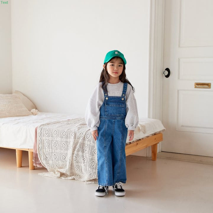 Honeybee - Korean Children Fashion - #prettylittlegirls - Denim Dungaress Pants - 3