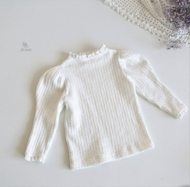 JM Snail - Korean Children Fashion - #minifashionista - Knit Puff Tee