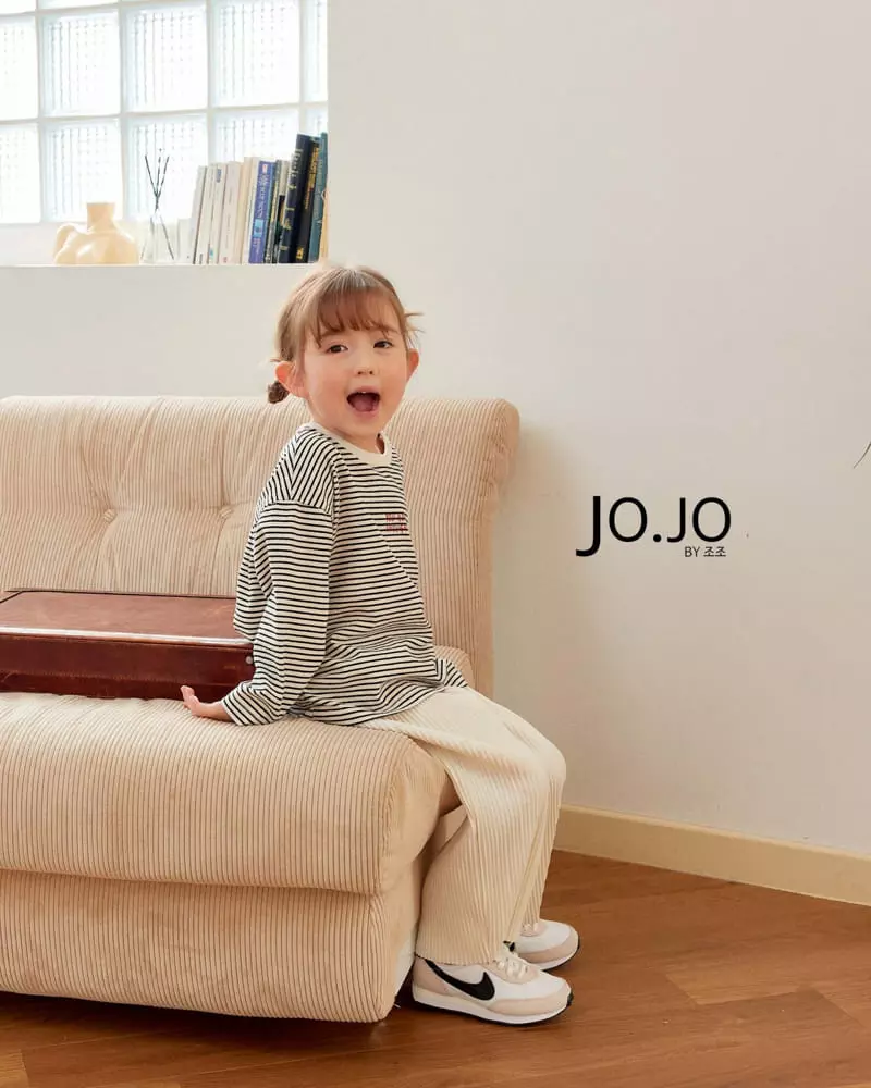 Jo Jo - Korean Children Fashion - #childofig - Color Piping Tee - 3