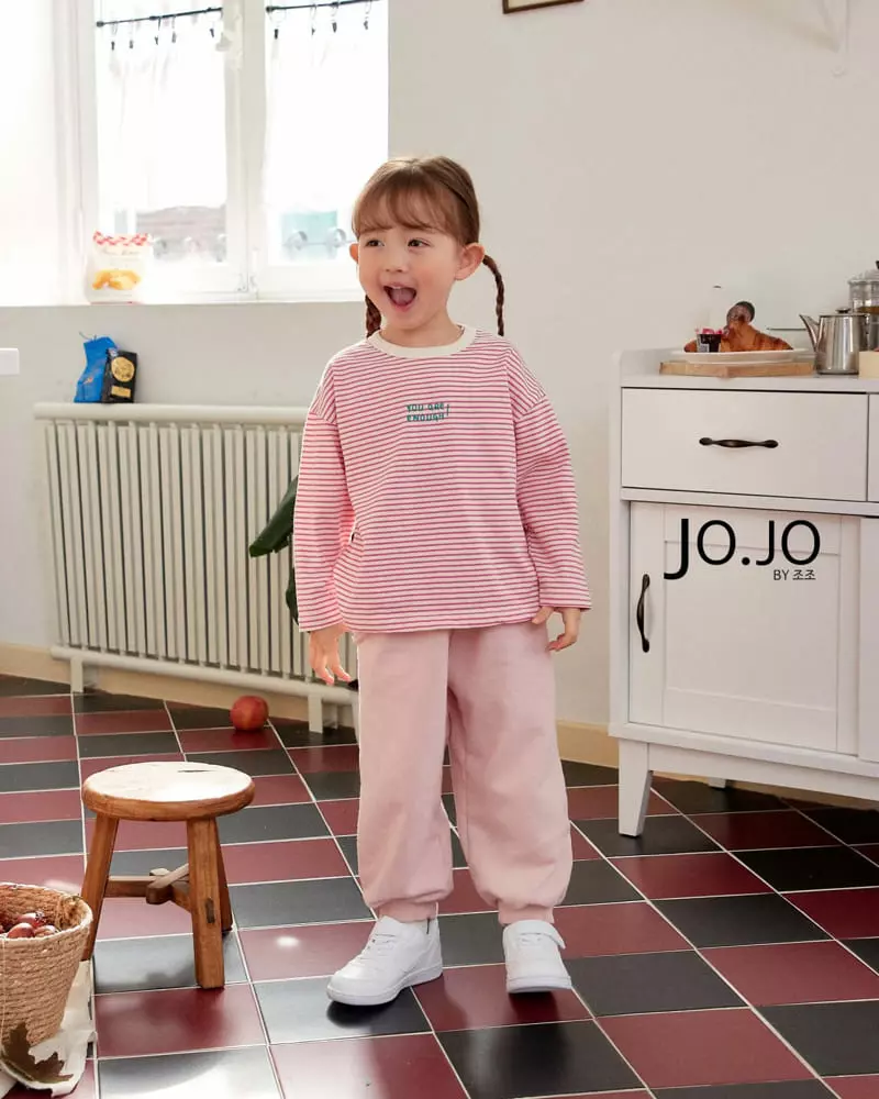 Jo Jo - Korean Children Fashion - #childofig - Color Piping Tee - 4