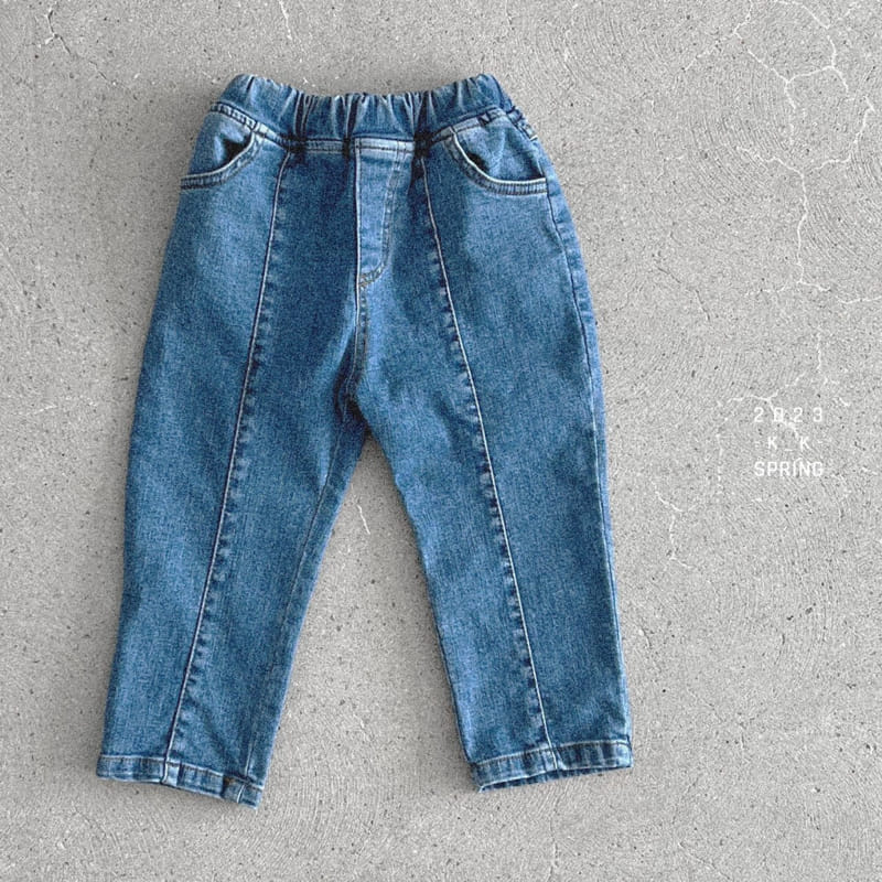 Kk - Korean Children Fashion - #Kfashion4kids - Lene Slir Jeans