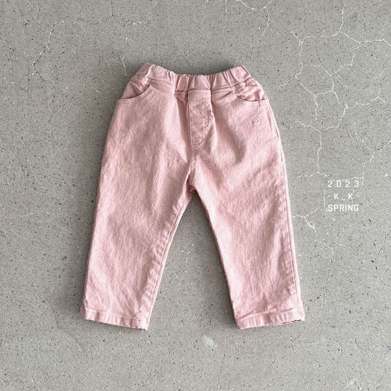 Kk - Korean Children Fashion - #prettylittlegirls - Smile Pants - 4