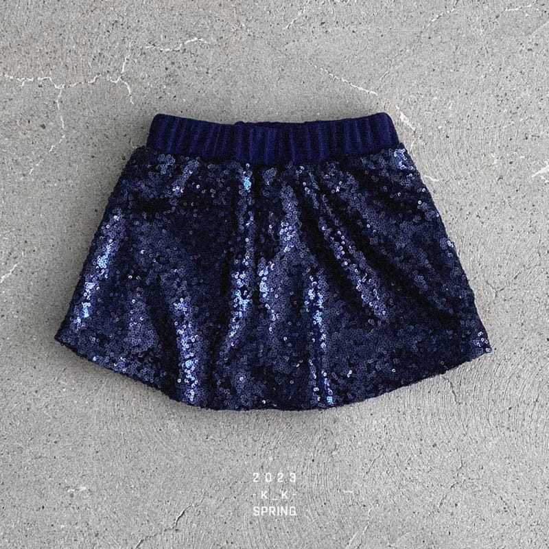 Kk - Korean Children Fashion - #childofig - Bling Skirt Pants - 3