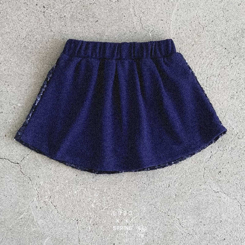 Kk - Korean Children Fashion - #childofig - Bling Skirt Pants - 4