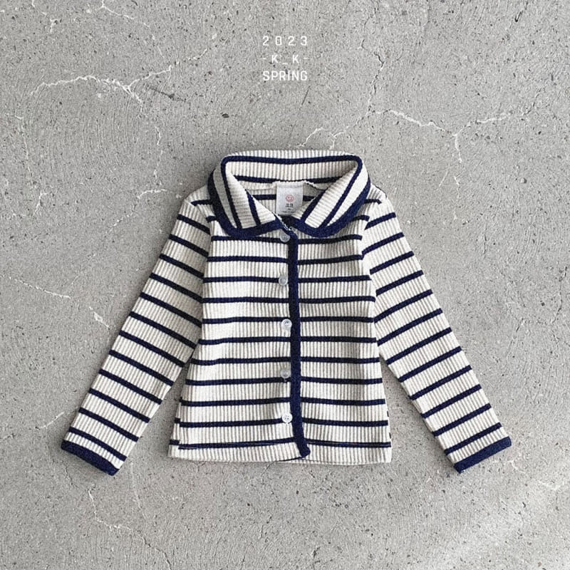 Kk - Korean Children Fashion - #fashionkids - Closet Collar Cardigan - 3