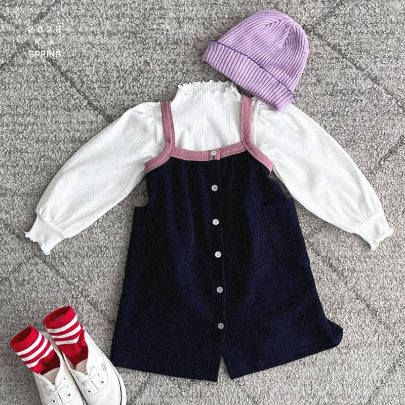 Kk - Korean Children Fashion - #fashionkids - Wends Color One-piece - 5