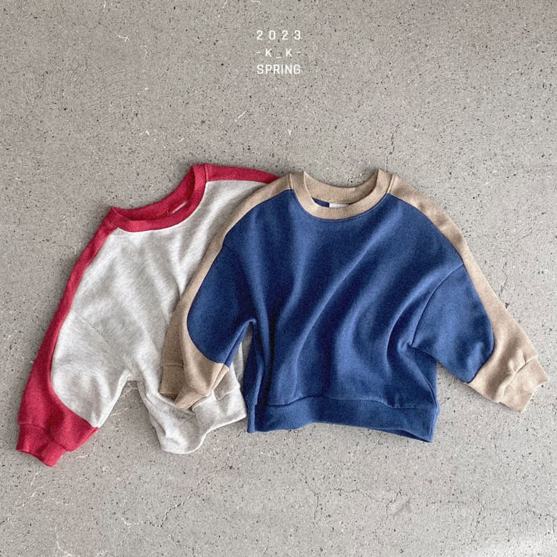 Kk - Korean Children Fashion - #kidzfashiontrend - Sha Color Sweatshirt