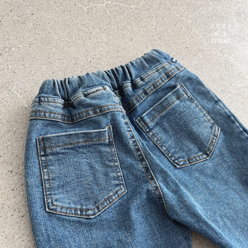 Kk - Korean Children Fashion - #magicofchildhood - Lene Slir Jeans - 3