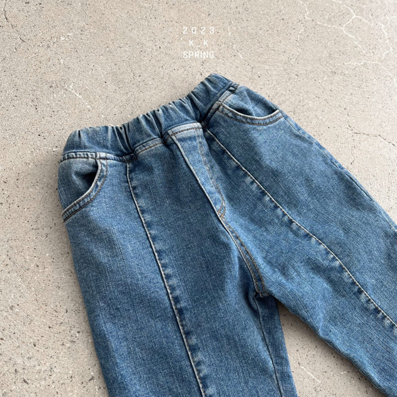 Kk - Korean Children Fashion - #magicofchildhood - Lene Slir Jeans - 4