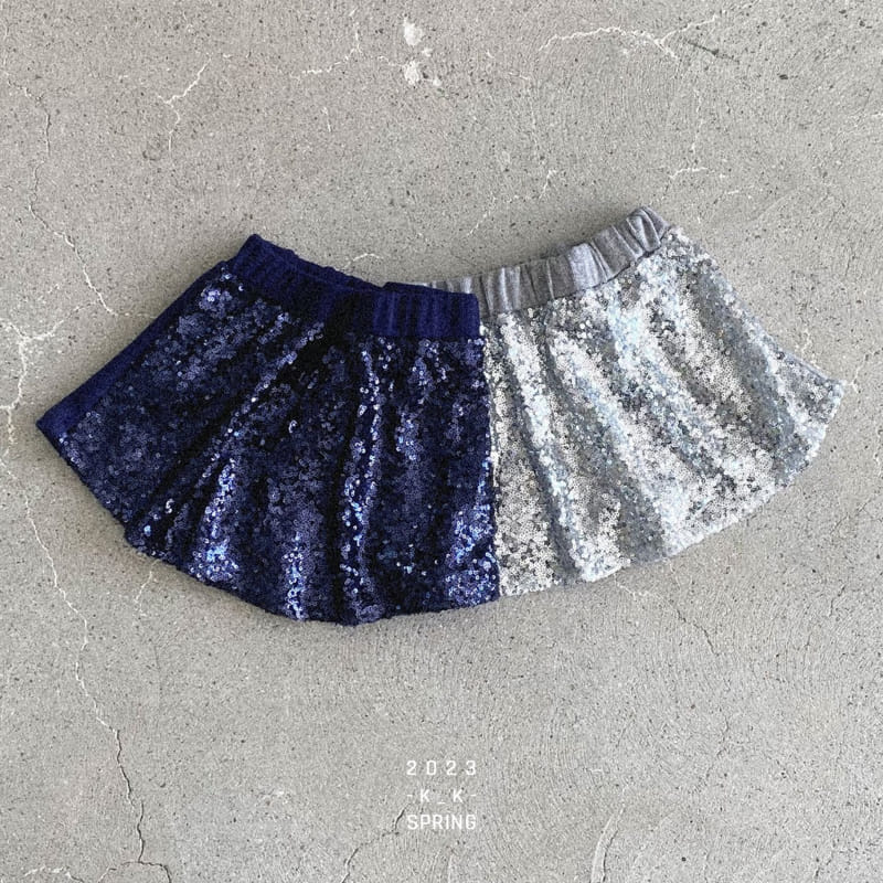 Kk - Korean Children Fashion - #minifashionista - Bling Skirt Pants