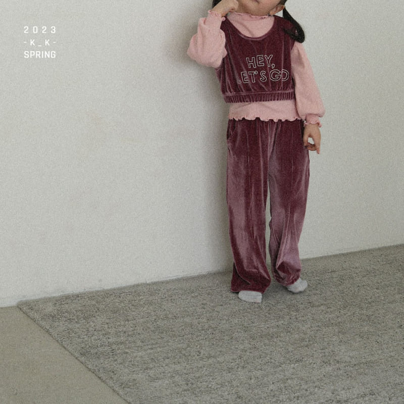 Kk - Korean Children Fashion - #todddlerfashion - Bello Top Bottom Set - 9