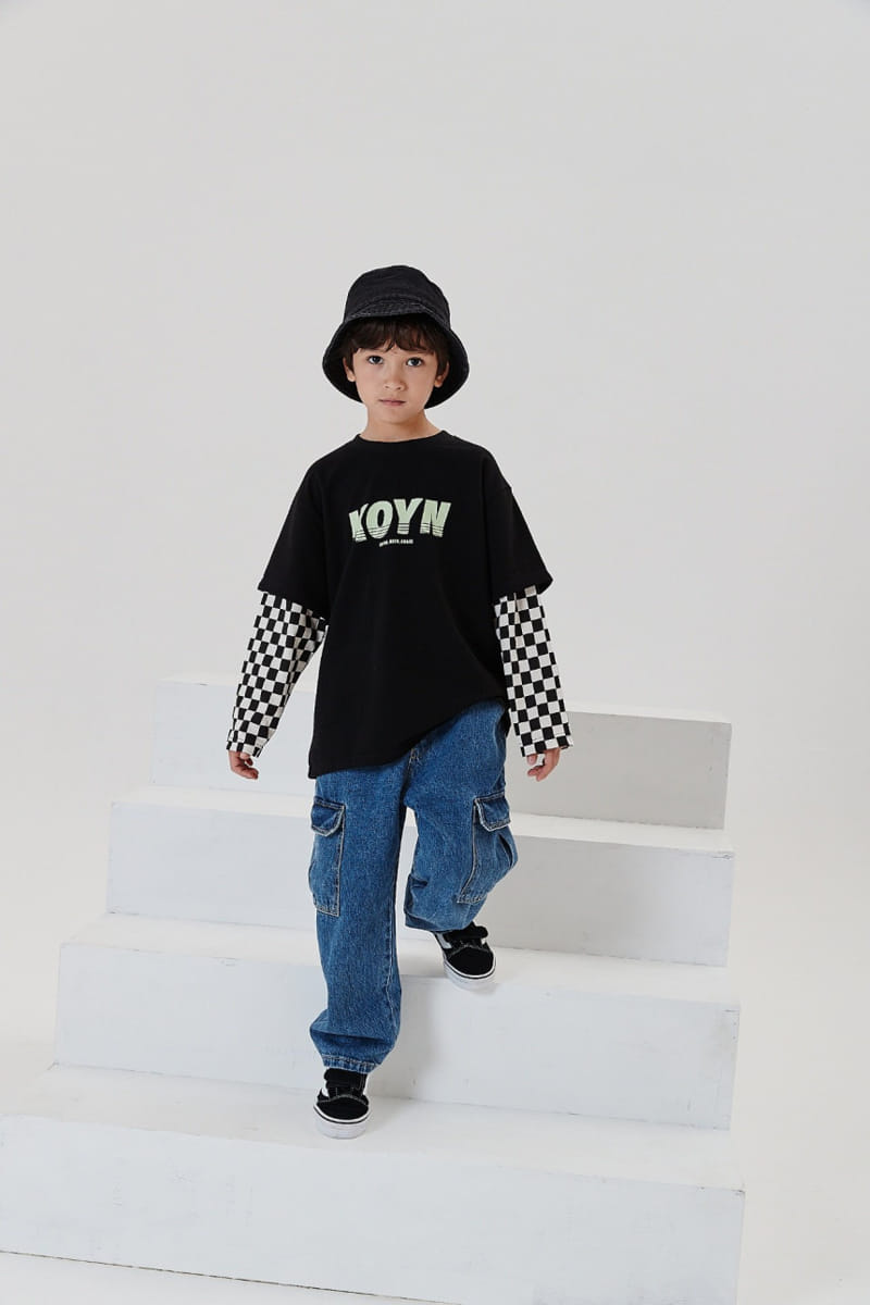 Kokoyarn - Korean Children Fashion - #childofig - Checker Layered Tee - 12