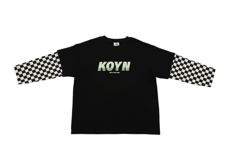 Kokoyarn - Korean Children Fashion - #discoveringself - Checker Layered Tee