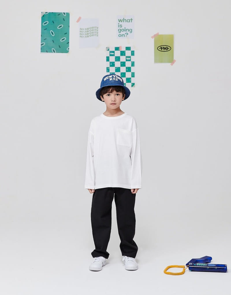 Kokoyarn - Korean Children Fashion - #littlefashionista - New Pocket Tee - 2