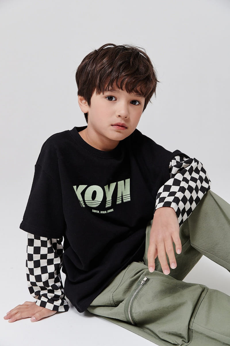 Kokoyarn - Korean Children Fashion - #minifashionista - Checker Layered Tee - 9