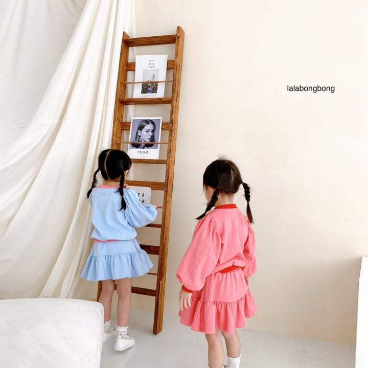 Lalabongbong - Korean Children Fashion - #Kfashion4kids - Color Top Bottom Set - 9