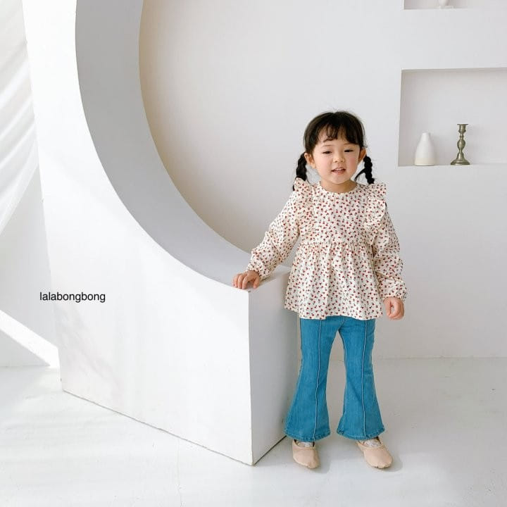 Lalabongbong - Korean Children Fashion - #Kfashion4kids - Pintuck Jeans - 7