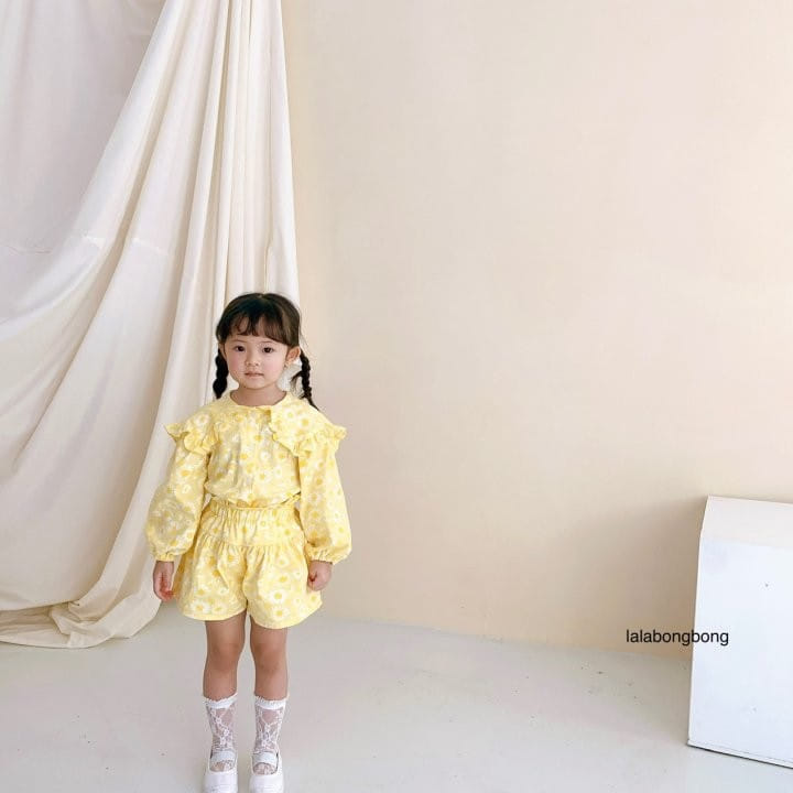 Lalabongbong - Korean Children Fashion - #stylishchildhood - Dasiy Top Bottom Set - 4