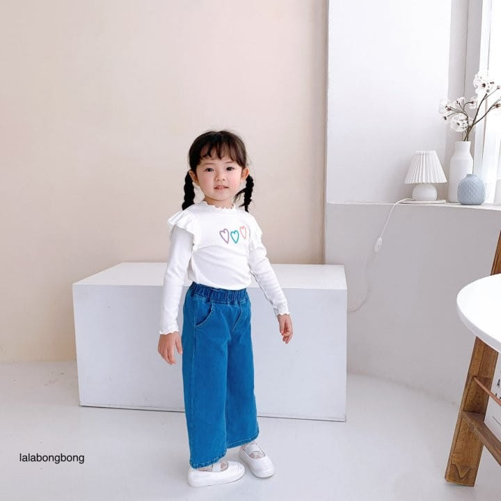 Lalabongbong - Korean Children Fashion - #childofig - Heart Wing Tee - 2