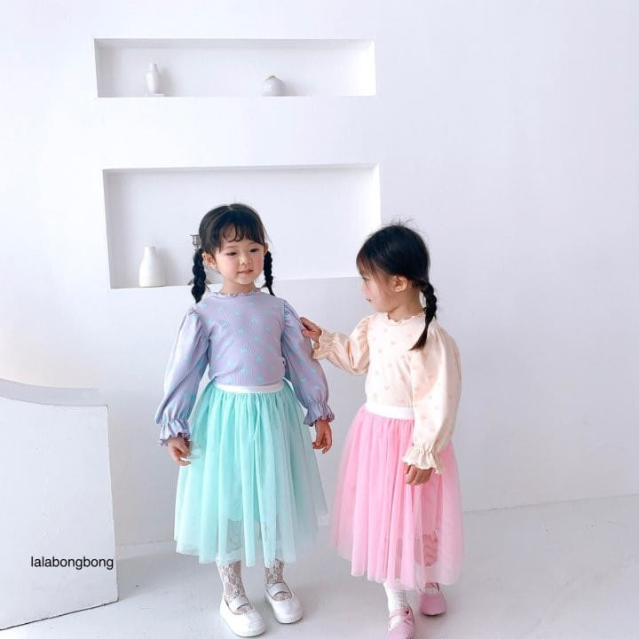 Lalabongbong - Korean Children Fashion - #childofig - Heart Puff Tee