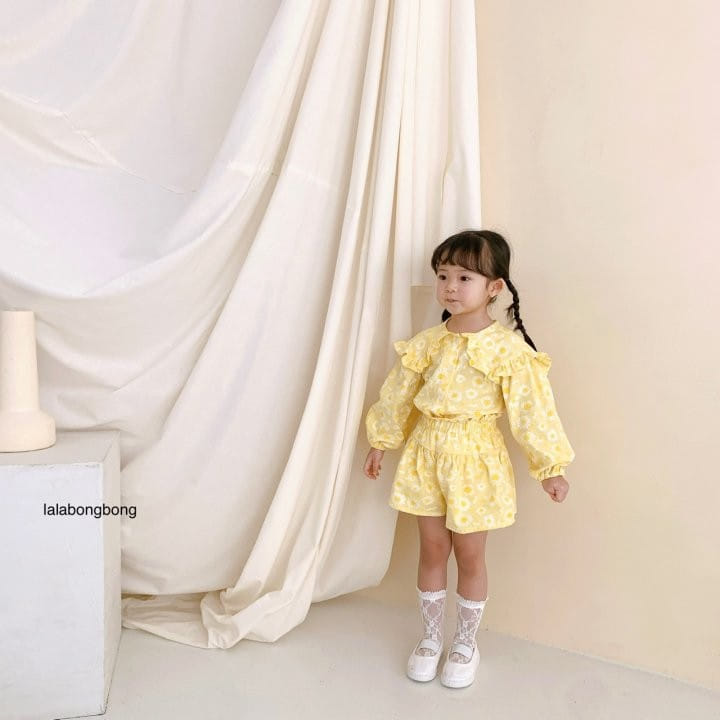 Lalabongbong - Korean Children Fashion - #childrensboutique - Dasiy Top Bottom Set - 5