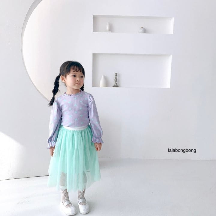 Lalabongbong - Korean Children Fashion - #childrensboutique - Pastel Sha Skirt - 3