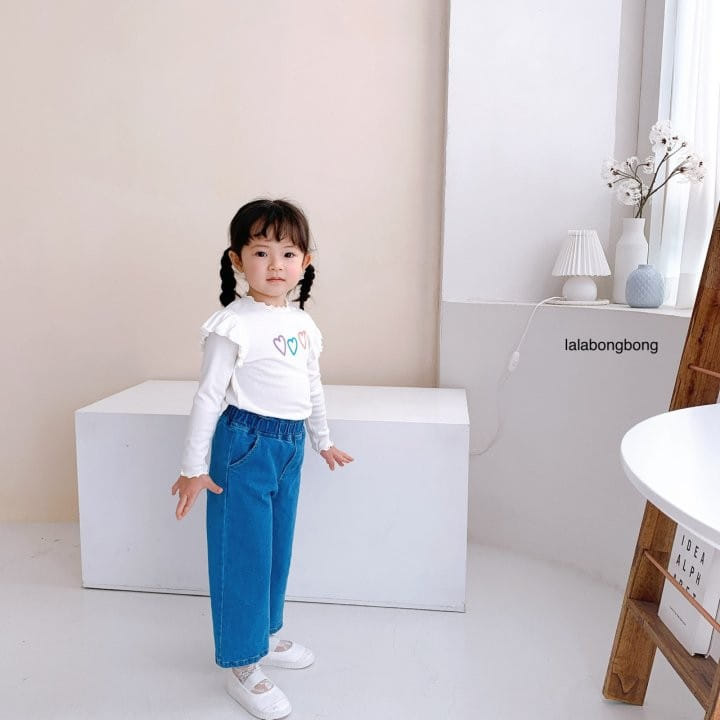 Lalabongbong - Korean Children Fashion - #childofig - Heart Wing Tee - 4