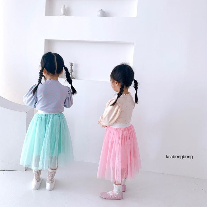 Lalabongbong - Korean Children Fashion - #childrensboutique - Heart Puff Tee - 3